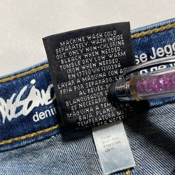 Mossimo Mid-Rise Jegging with Paint Splatter ankle Slit Detail 0/25 - Picture 11 of 11